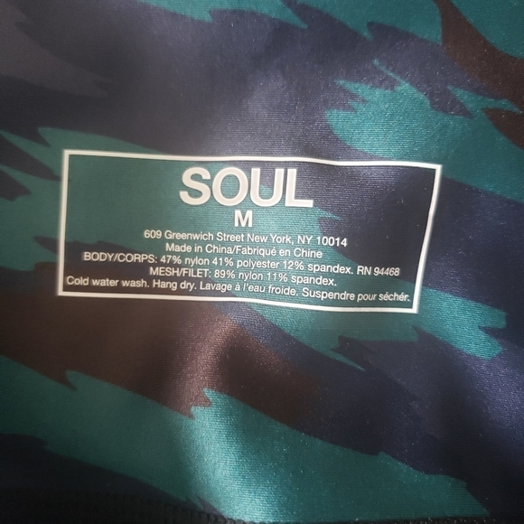 Soul By Soulcycle High Waisted Camo Tights - Picture 8 of 8